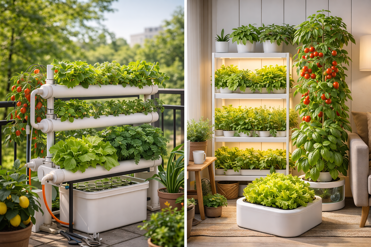 big harvests in small spaces hydroponic system