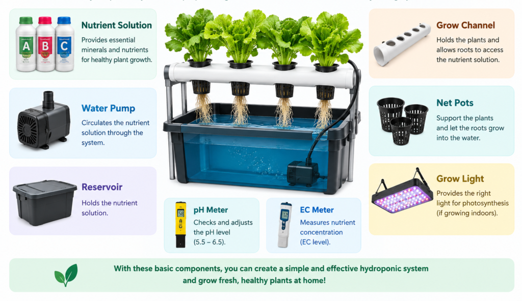 What Does a Hydroponic System Need