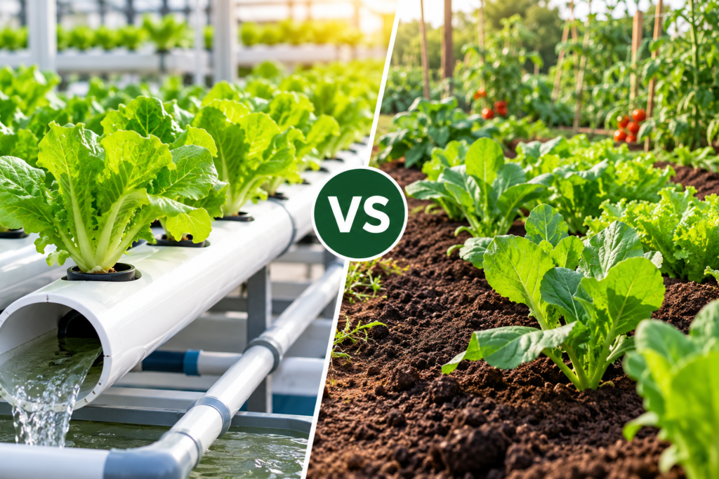 Hydroponic Technology Systems vs Soil Gardening